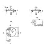 Фото товара - Крышка телескопического чугунного люка ТМт