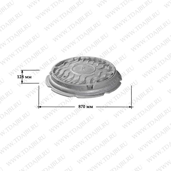 Большое фото товара - Люк тип ТМ (магистральный). Вариант №1